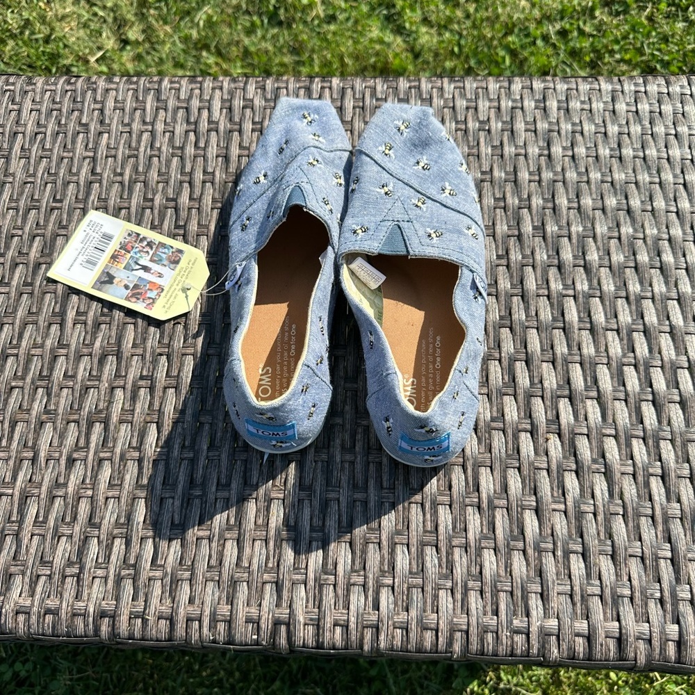 Toms Blue Casual Flats - Picture 3 of 5